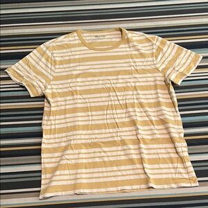 Madewell Yellow Striped T-Shirt
